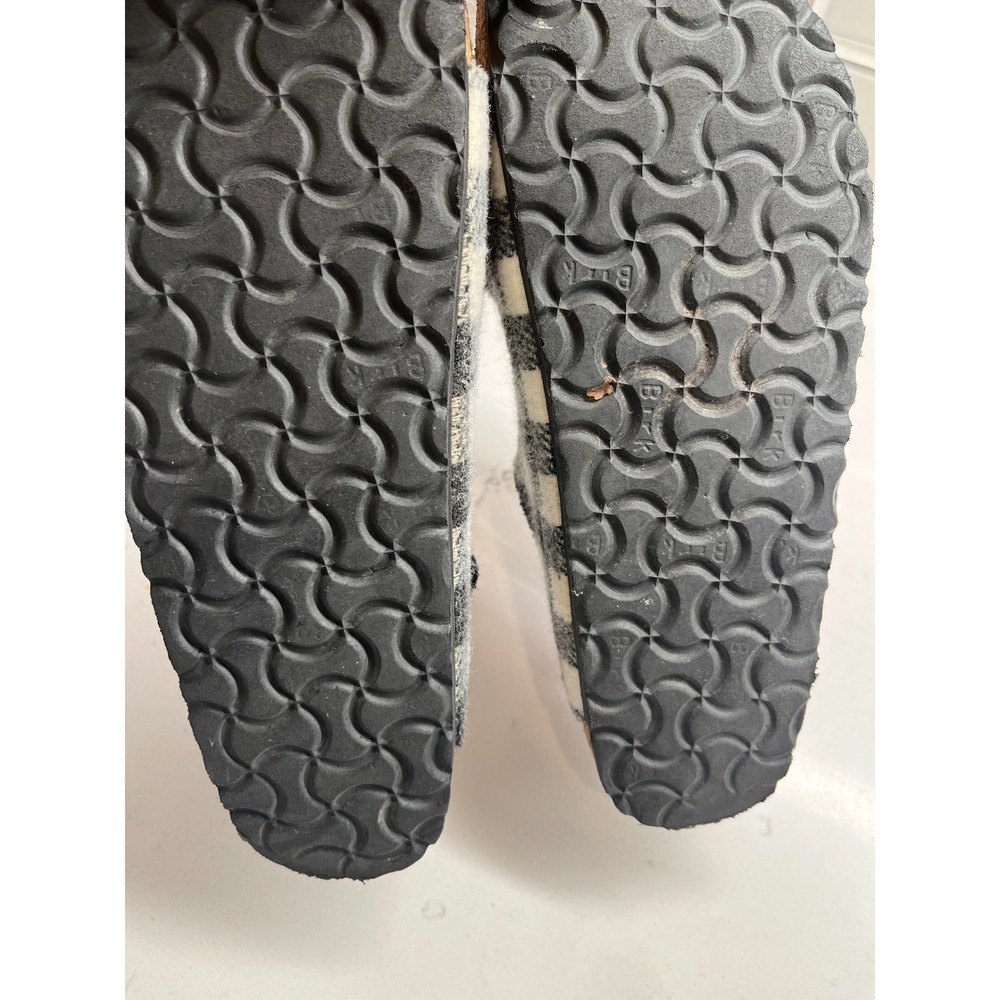 BIRKENSTOCK‎ Arizona Rivet Shearling  Sandals Plaid Fall Winter Size 9 - Picture 7 of 8